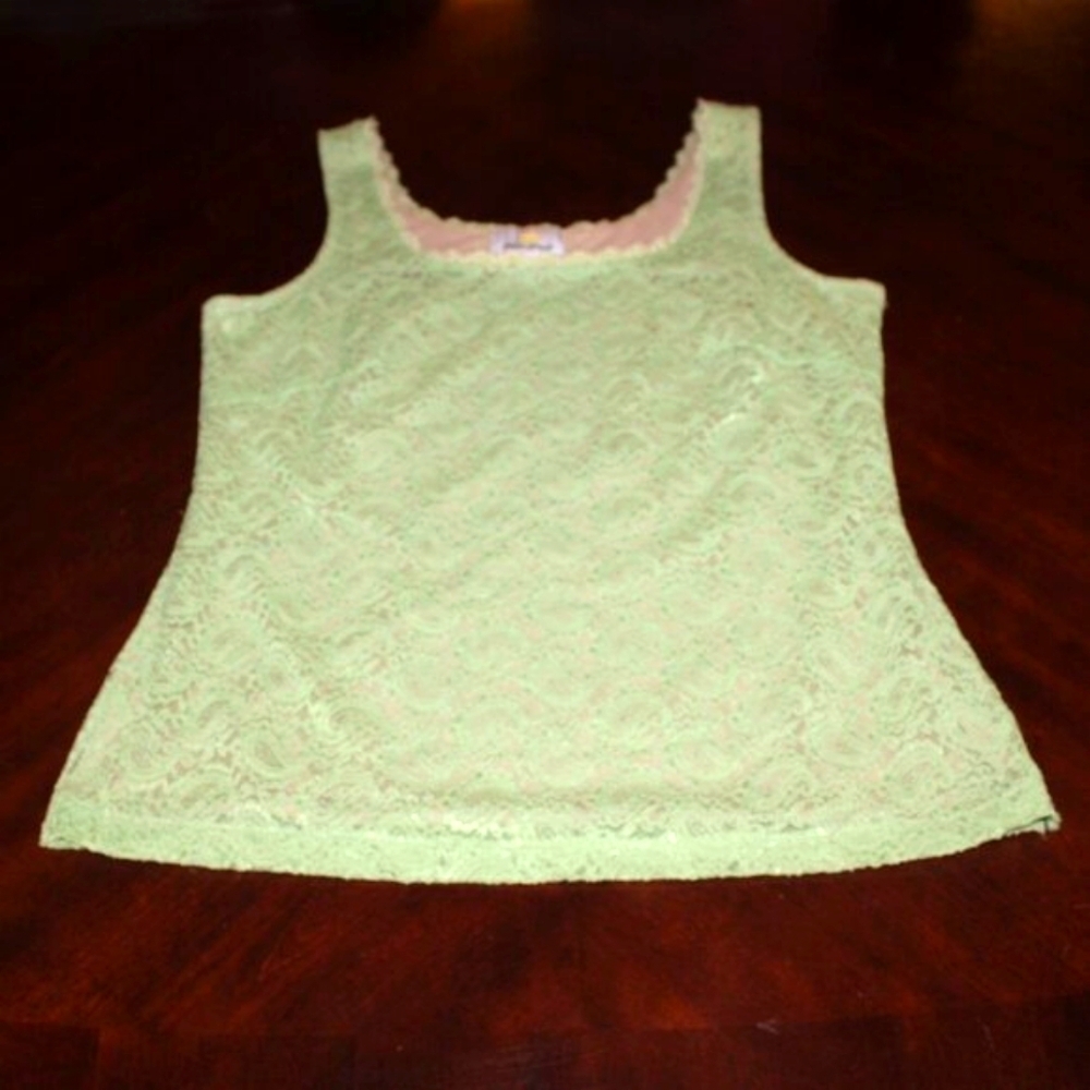 Delicate Lace Shell Top - Kathleen Kirkwood M (RegencyCore)